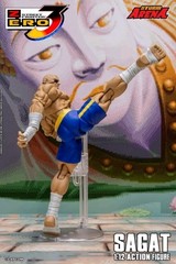 Storm Arena Street Fighter Alpha 3 Sagat 1:12 Action Figure Alt Heads Hands