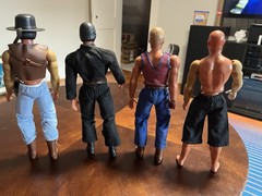 Big Jim Mattel Wolfpack The Whip Torpedo Fist Dr Steel Warpath PACK 4 Figures