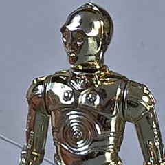 C-3PO Vintage Kenner Star Wars: IV A New Hope Figure Loose 1977 HK Bright Gold