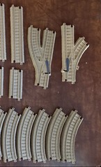 22 Thomas & Friends Trackmaster Motorized Tan Train Tracks Track Pack Lot Brown