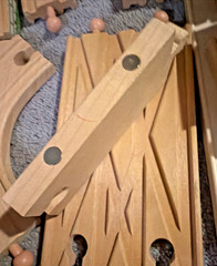 108 Piece Lot Thomas The Train Wooden Tracks Road Risers
