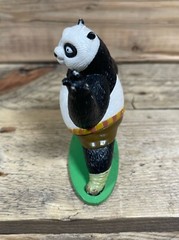 Kung Fu Panda Bear Po Ping Figure 2008 Dreamworks Cake Topper Movie TV Doll Toy