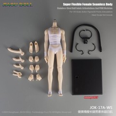 1:6 JIAOU DOLL JOK-17 Super Flexible Seamless Male Body Long Legs Figure Model