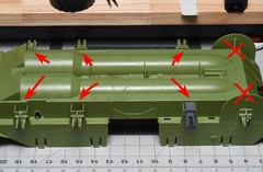 (Set of 2) 1988 Hasbro GI Joe Rolling Thunder Wheel Frame Repair Part
