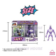 Hero Inside Action Figure & Bookcase Set LUCKY Netflix Animation Korean Toy
