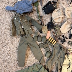 Huge Lot Of Vintage Hasbro 12in G.I. Joe, 21st Century Soldier Accessories