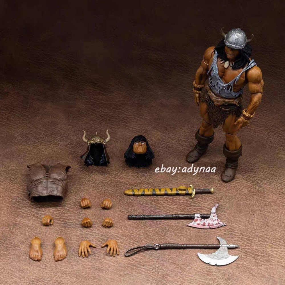 HC Studio Battle Of The Black Stone Barbarian Conan 1/12 Action Figure In Stock