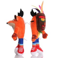 26cm New Crash Bandicoot Stuffed Plush Toys Crazy Trilogy Series Anime Figure Do