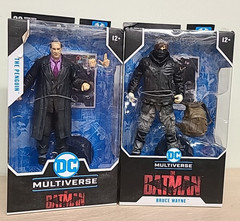 McFarlane Toys DC Multiverse The Penguin & Bruce Wayne Batman Movie Damaged Box
