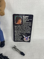 1986 Collect Rambo Fire Power Nearly Complete Sylvester Stallone Vintage Figure
