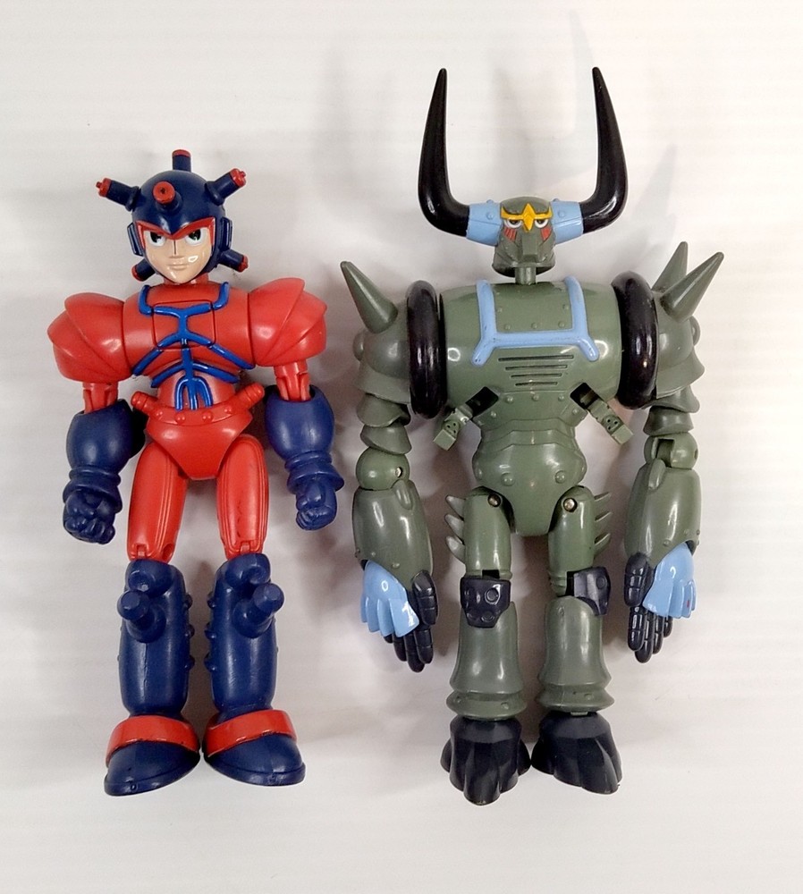 2 x 2004 Astro Boy Tezuka Bandai PLUTO and ATLAS VGC Action Figures