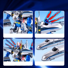 LDCX Super Train Robot China High Speed Railway 4 in 1 Trainsform Action Figure