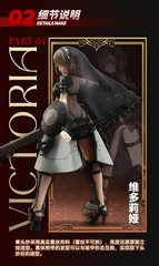 SNAIL SHELL Frontal armored girl Victoria 1/12 scale PVC&ABS&POM&cloth pain