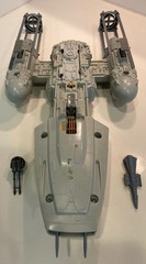 Vintage 1983 Star Wars ROTJ Y-Wing Fighter working sound & gun movement