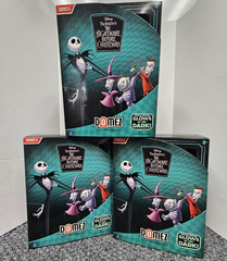 Lot of 3, DOMEZ Series 5 Nightmare Before Christmas Glow In the Dark Special