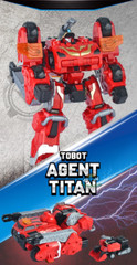 Tobot V Galaxy Detectives Agent Titan Transforming Robot Action Figure Kids Toy