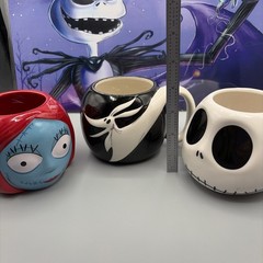 The Nightmare Before Christmas: JACK/SALLY/ZERO Mugs Cups GIFT SET!
