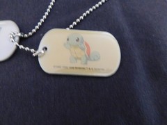 Pokemon Squirtle 07 Collectible Dog Tags and chain