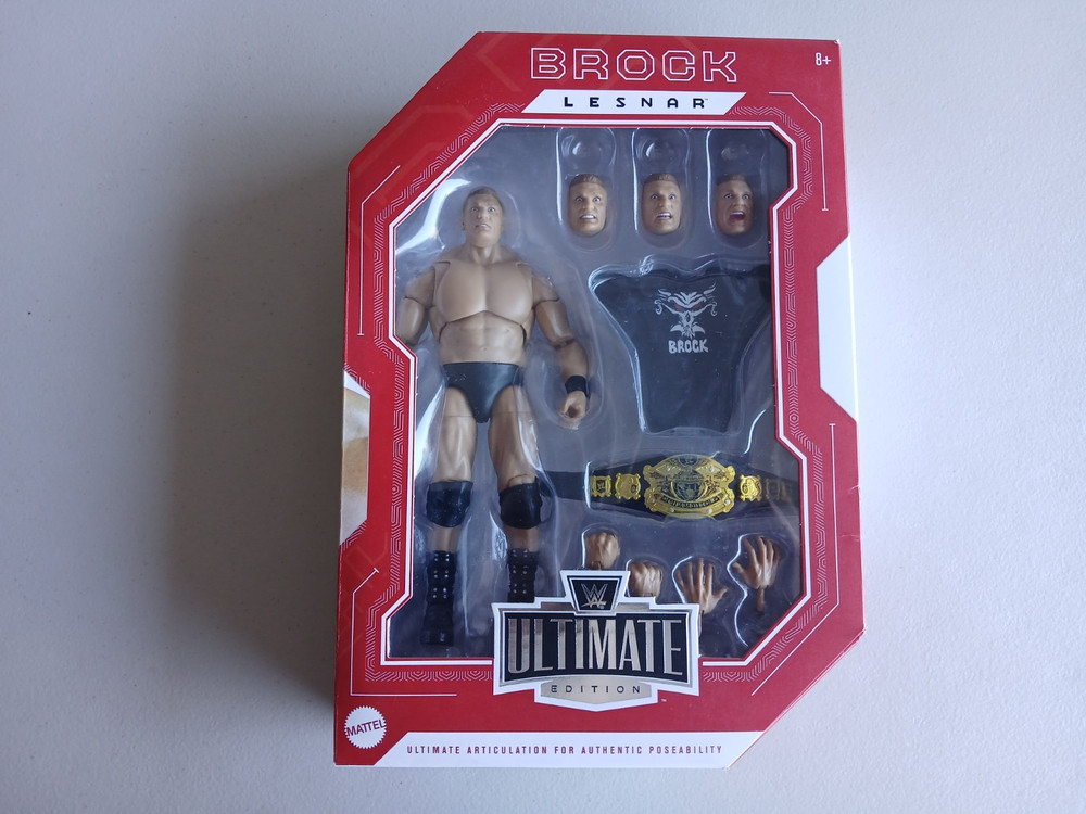 WWE Mattel BROCK LESNAR Ultimate Edition Ruthless Aggression Wrestling Figure