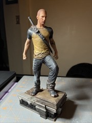 Infamous 2 Cole McGrath Hero Edition Figure Statue w/ Base 2011 8″ Sony PS3