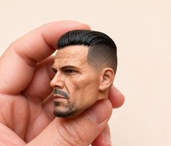 1/6 Scarred Cable Male Head Sculpt For 12″ Hot Toys PHICEN WORLDBOX Figure USA
