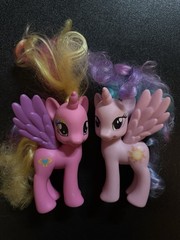 2 My Little Pony G4 Friendship Brushable Princess Cadance/Princess Celestia MLP
