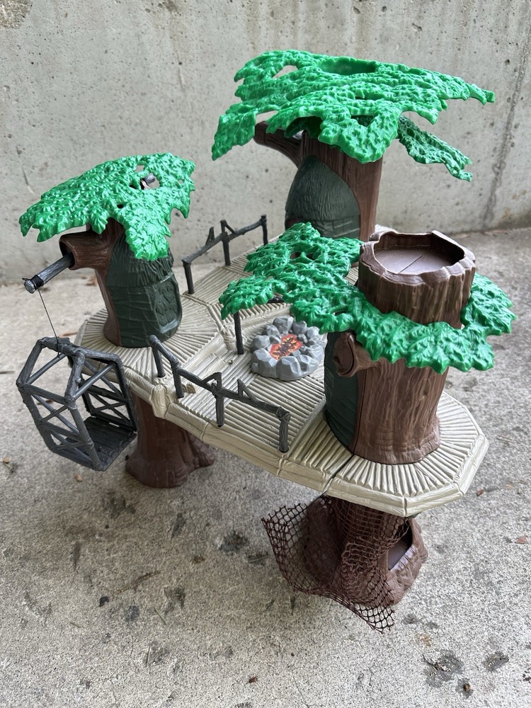 Kenner Robin Hood Sherwood Forest Playset 1991 Vintage Star Wars Ewok Village