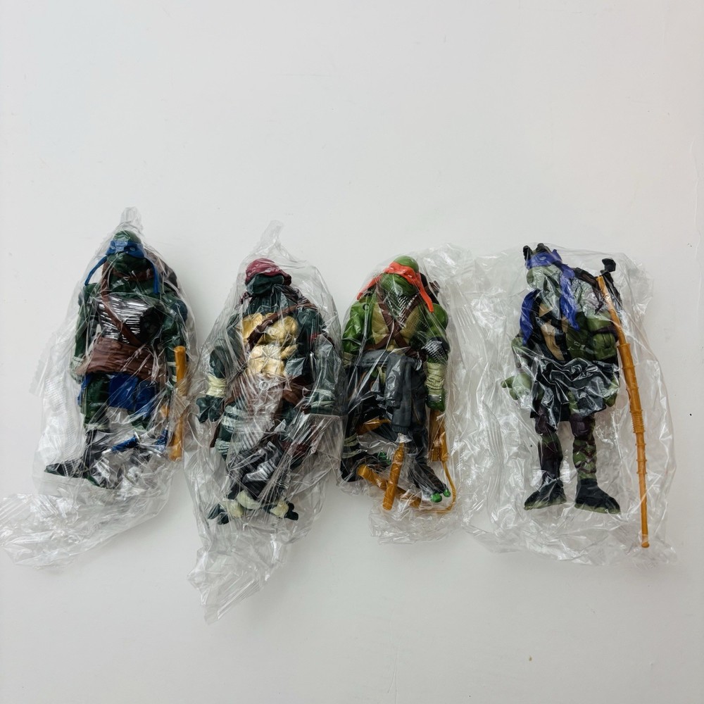 4 Pcs Movie Teenage Mutant Ninja Turtles Classic Collection TMNT Action Figures