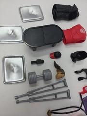 WWE 19 Piece Accessory Prop Weapon Lot