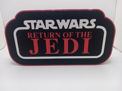 Retro ROTJ Return of the Jedi logo lightbox sign for vintage Star Wars display