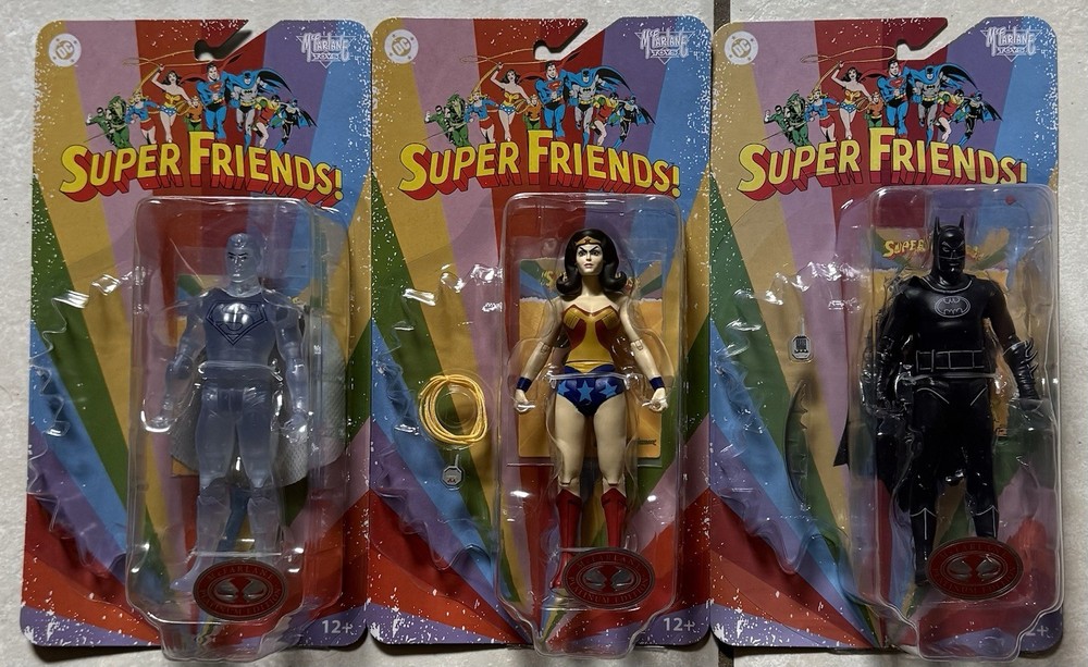 McFarlane DC Super Friends Wonder Woman, Batman Superman CHASE! 2026! FREE SHIP