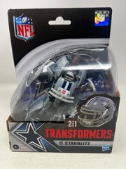 Transformers X NFL Starblitz (Dallas Cowboys) Action Figure BRAND New! Sealed!