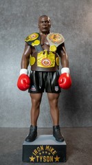 Mike Tyson 1/6 Scale Figure Boxing Champion Statue WBC IBF Belts Custom Handmade