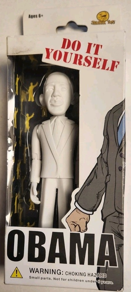 Barack Obama DIY Action Figure Do It Yourself Customs Jailbreak Toys 2009 NEW