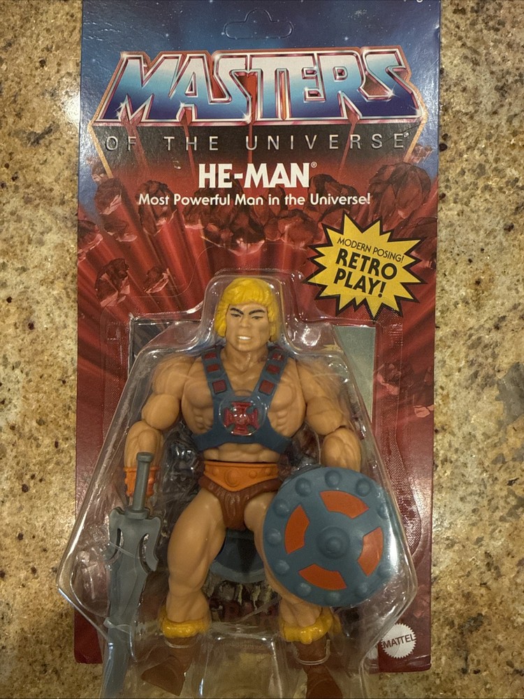 Masters Of The Universe HE-MAN Retro Play 2026 Mattel HDY16, New In Box