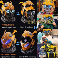 IN US! Bumblebee Hand Cannon 1:1 Wearable Voice Control Helmet Interaction Gift