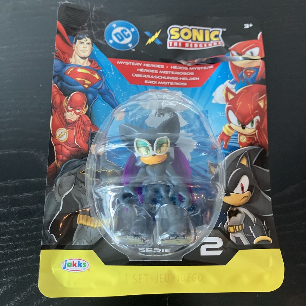 DC SUPERHEROES x SONIC Series 2 ROUGE as CATWOMAN 2.5″ Mystery Blind Bag Figure