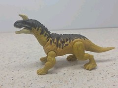 Jurassic World Carnotaurus Dinosaur Figure Mattel 2018 Scan Code Toy 7″ Long