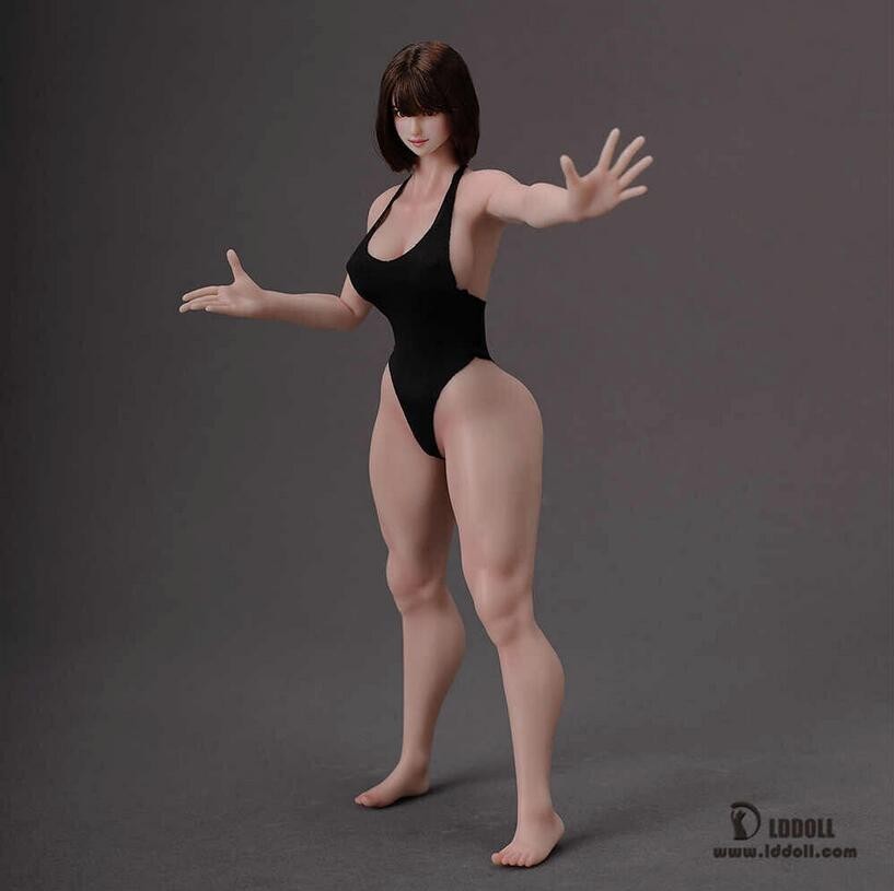 LDDOLL 29 Muscle 1/6 Female Seamless Silicone Body Finger Bone For 12″ Figure