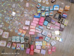 HUGE ASSORTED LOT of extra EMPTY mga miniverse boxes containers storage bags