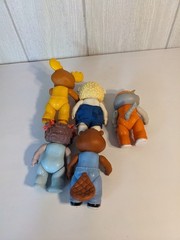 Vintage 1984 TOMY Get Along Gang Dress Up Figures Set Of 5 EUC