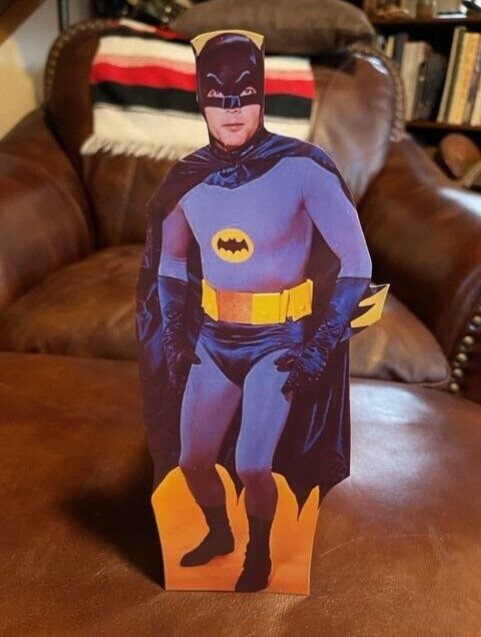 Batman Adam West 1960’s TV Show Color Figure Tabletop Display Standee 10.5″ Tall