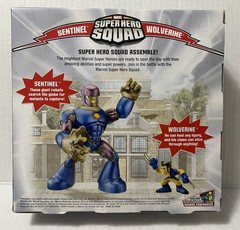 New Authentic 2007 Marvel Super Hero Squad Sentinel & Wolverine Action Figures