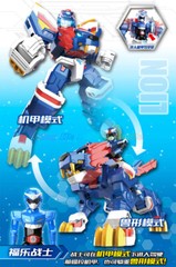 Mini Force Animal Tron LION Volt Ranger Figure Beast Transform Robot Toy