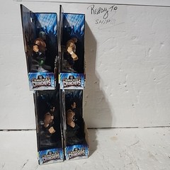 Set of 4 WWE Knuckle Crunchers Figures Wave 6 Undertaker Cena Rey Drew McIntyre