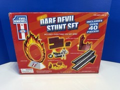 Ideal Evel Knievel Deluxe Dare Devil Stunt Set ~Not Complete