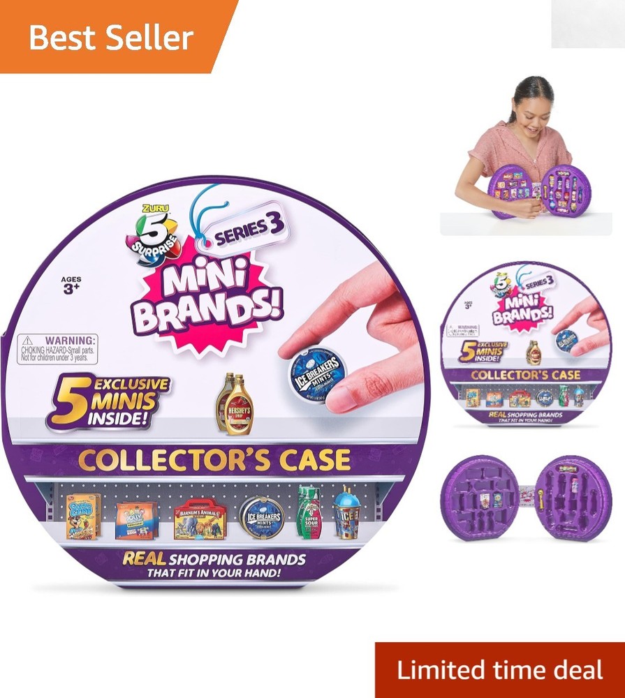 Ultimate Mini Brands Collector’s Case: Display 30 Minis + 5 Exclusive Finds