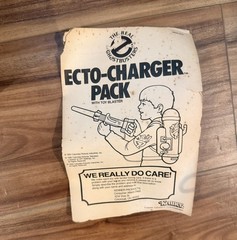NIP Vintage Ghostbusters Echo Charger Pack With Cardboard Insert