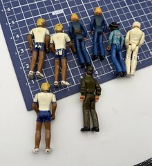 1979 VTG Tonka Toys Play People Action Figures 3.75″ Lot Of 8