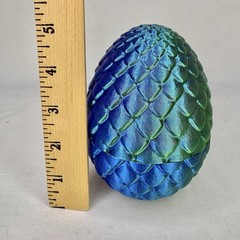 3D Printed Toy Dragons Articulated 8” Magnets Shiny Egg Kids Fun